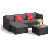 $280 Aiho 5 Pieces Patio Furniture Set All-Weather