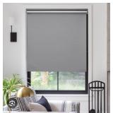 linkcoo roller window shade,grey/white.