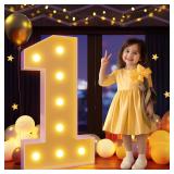 Marquee Numbers 3 Feet Tall Large Light Up Numbers