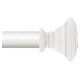 BRIOFOX White Curtain Rods for Windows 28 to 48 In