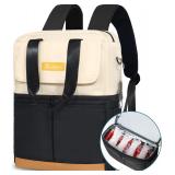 Backpack Cooler with Double Decker & 12 Ice Packs-