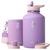 Coolflask Half Gallon Water Bottle Insulated with