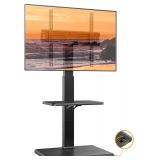 $100 Perlegear Rolling TV Stand with Hidden Wheels
