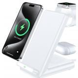 Wireless Charging Station,3 in 1 Charging Stand Ma