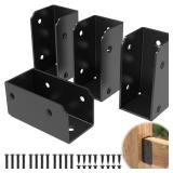 4PCS 2 x 4 Stainless Steel Deck Railing Brackets C