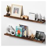 Floating Shelves for Wall 36 Inch Long, Rustic Woo