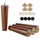 Wood Sofa Legs 8 Inch Set of 4 Cabinet Chair Mid C