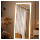 $130 LED Full Length Mirror - 71" x 26" Mirror Ful