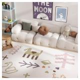 Living Fun Area Rugs 5x7,Cute Patterns Kids Rug fo