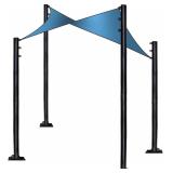 $211 Shade Sail Poles, 9.2 FT Outdoor Sun Shade Sa