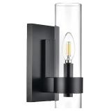 Linea di Liara Teramo Farmhouse Matte Black Wall L