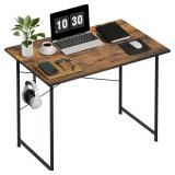 YSSOA Small Space Writing Desk with Headphone Hook
