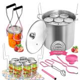 Canning Pot Water Bath Canner with Rack and Lid, 2