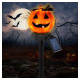 ( pack of 2 ) Halloween Pumpkin Pathway Solar Ligh