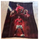Ronaldo Football Blanket