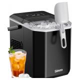 $105 Silonn Ice Maker Countertop, Stainless Steel