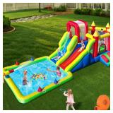 $380 10-in-1 Inflatable Water Park - Giant Bounce