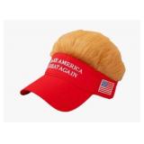 Hair Hat for Men Baseball Cap Embroidered Funny Fa