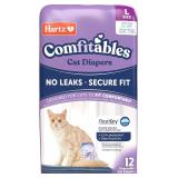 Hartz Comfitables Cat Diapers, Size L 12 Count, Co