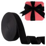 ( Pack of 2 Pink) 1 Inch Velvet Ribbon 10 Yards LV