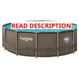 $521 Funsicle 16ft x 48in Round Oasis Designer Abo