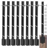 $100 16 Pack Fence Post Extender, 24" Fence Barbed