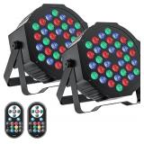 U`King LED Par Lights DJ Stage Light Corded RGB 36