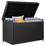 $199 YITAHOME 230 Gallon Wicker Deck Box, XXL All-