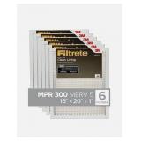 Filtrete MPR 300 AC Furnace Air Filter - Pack of 6