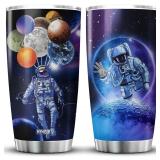 Astronaut Tumbler Space Explorer Galaxy Coffee Cup