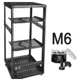 $346 RIVECO 25U Network Rack with Reinforced Top C