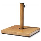 Patio Umbrella Base, 43lbs Outdoor Heavy Duty Squa