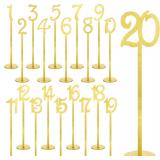20 Pcs Table Numbers Wedding Table Numbers Wood fo