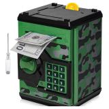 ATM Piggy Bank for Boys Girls, Vcertcpl Mini ATM C