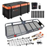 $200 MeeFar Folding Hitch Mount Cargo Carrier Bask