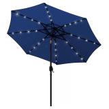 Blissun 9 ft Solar Umbrella 32 LED Lighted Patio U