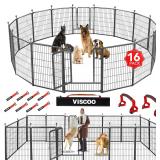 $190 Dog Playpen Outdoor, 16 Panels 40" High Metal