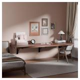 $139 IAE Wall Mounted Folding Table with Pine Wood