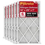 Filtrete 14x25x1 AC Furnace Air Filter, MERV 11, M