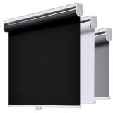 AOSKY Cordless Roller Shades Blackout Blinds for W