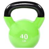 All-Purpose Color Vinyl Coated Kettlebell, 40 Poun