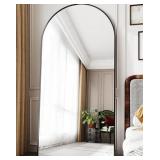 $127 Full Length Mirror, 76"x34" Arched Floor Mirr