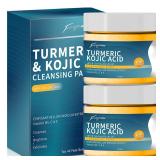 Turmeric Acid Cleansing Pads For Women: 80 Pcs Cle