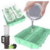 (BLACK)(6 molds)Ice Cube Tray for Stanley Cup,Sili