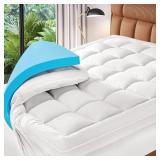 Memory Foam Mattress Topper Full Size - 3 Inch Dua