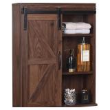 RUSTOWN Farmhouse Wood Wall Storage Bathroom Cabin