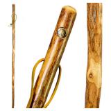 Brazos Rustic Wood Walking Stick, Hardwood, Tradit