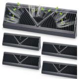 4 Pcs Baseboard Register Vent 24 Inch Duct Opening