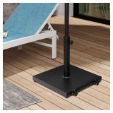 $110 ( Teak color ) Patio Umbrella Base 55lbs Outd