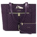 LOVEVOOK Laptop Bag for Women 17 inch,Diamond Quil